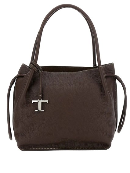 トートバッグ TOD'S T Bucket bag Tod's - Double T White Leather Small Bucket Crossbody Bag