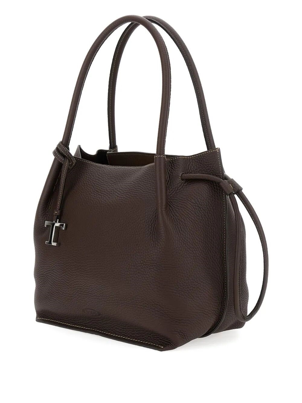 LEATHER MEDIUM BUCKET BAG