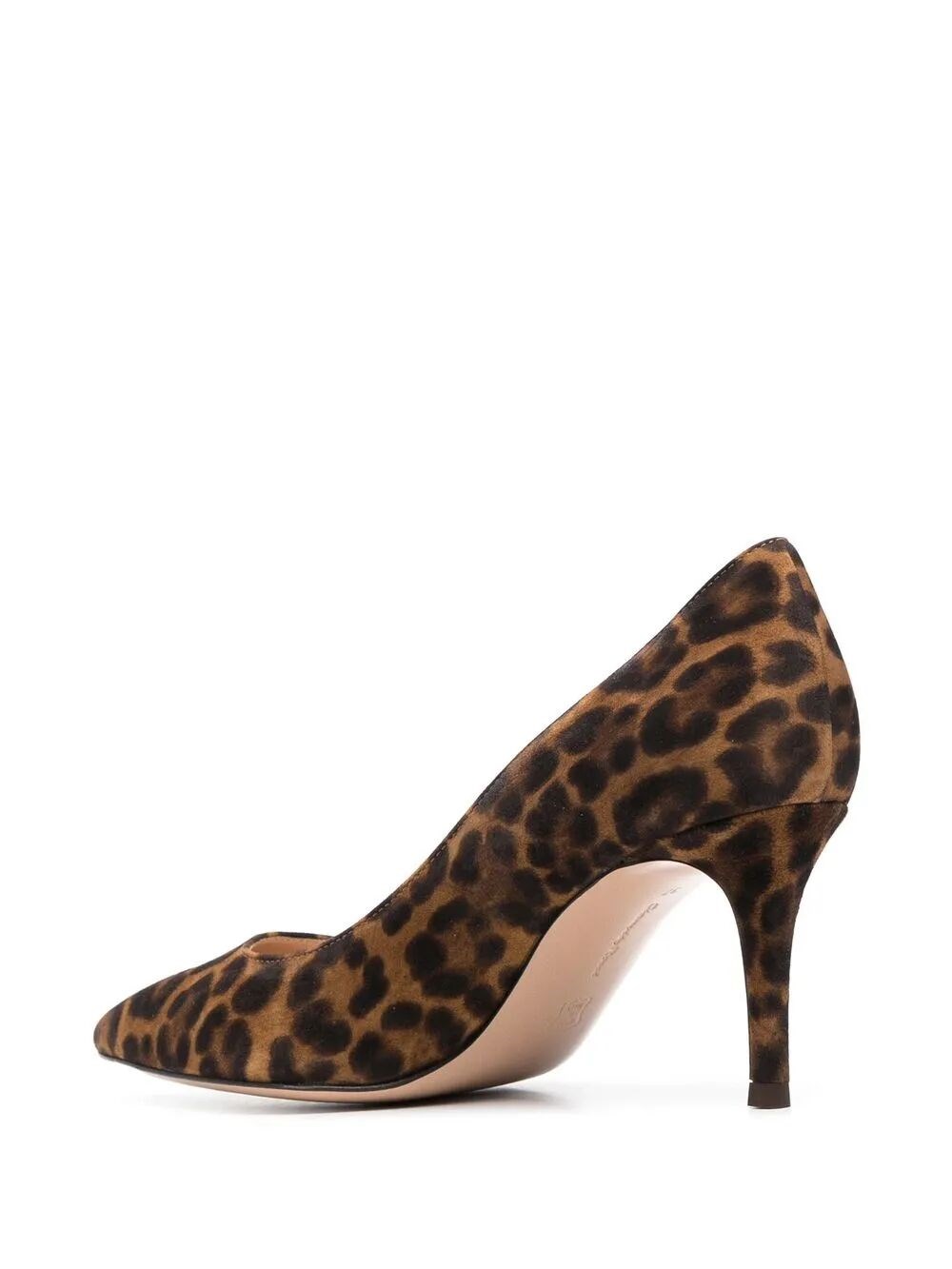 GIANVITO 70 LEOPARD-PRINT SUEDE PUMPS