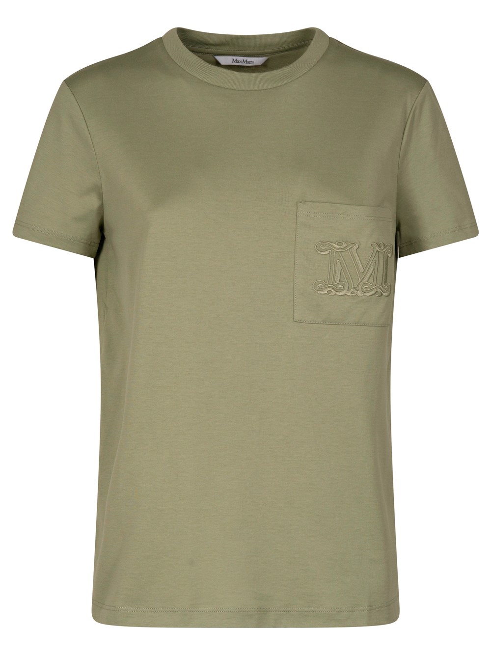 Max Mara M Monogram Cotton Jersey T-shirt In Green