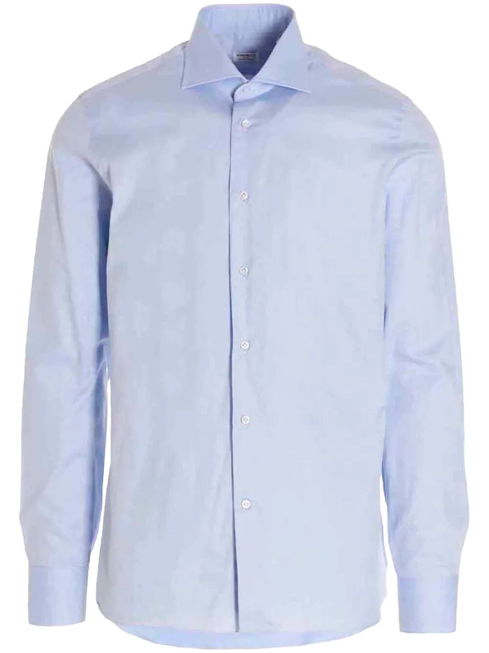 Borriello Napoli Cotton Shirt In Blue
