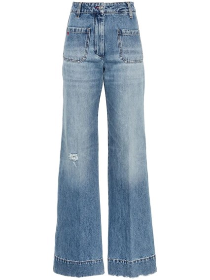 Khaite Dane wide-leg jeans available on Monti Boutique - 68934