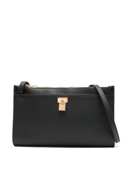 Tom ford Natural grain leather padlock zipped card holder