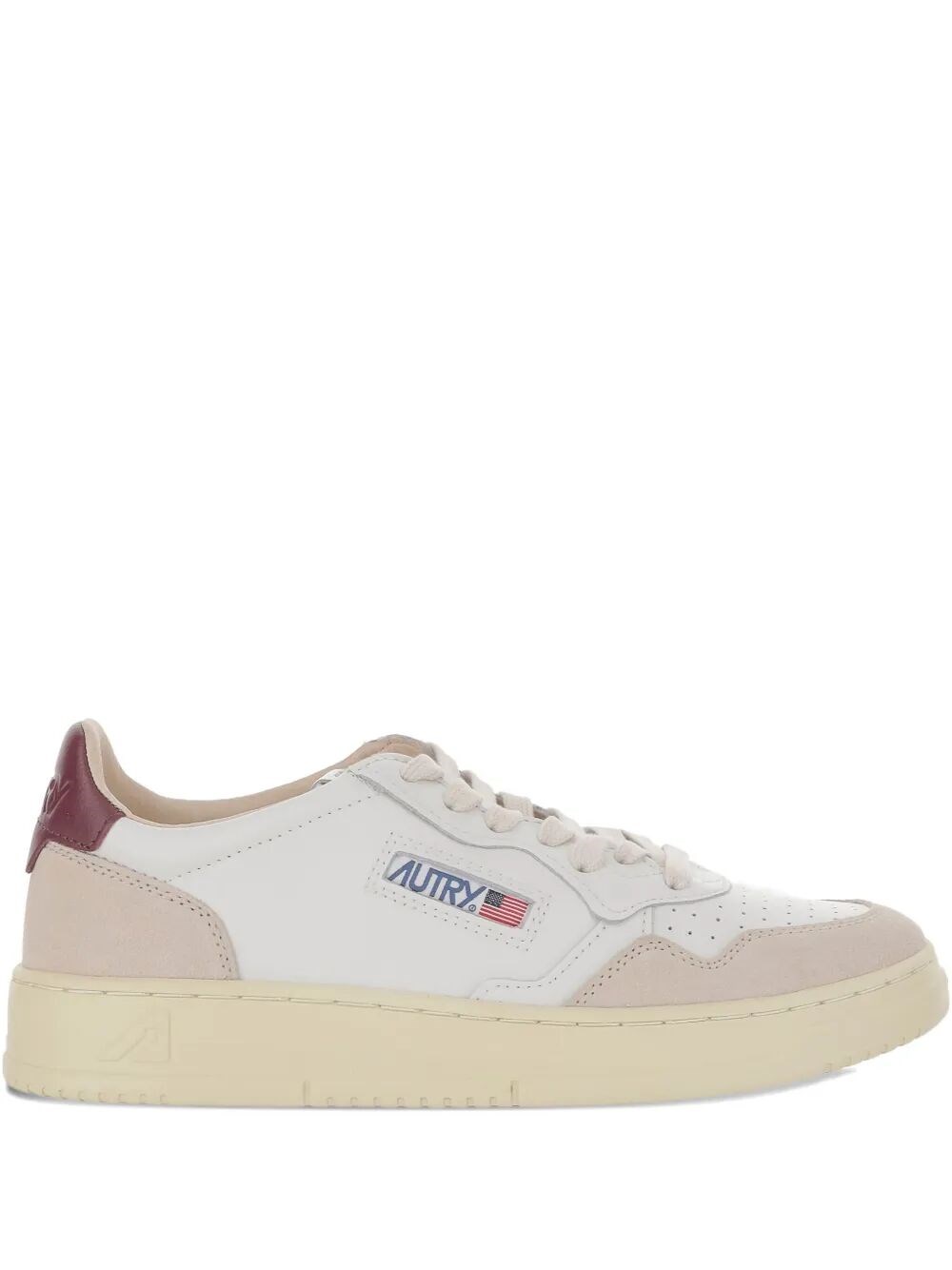 Autry Medalist Low Sneaker In Red