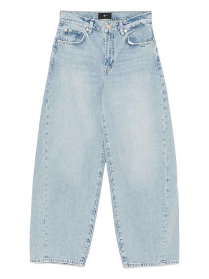 Alaïa Low waist round jeans available on Monti Boutique - 69020