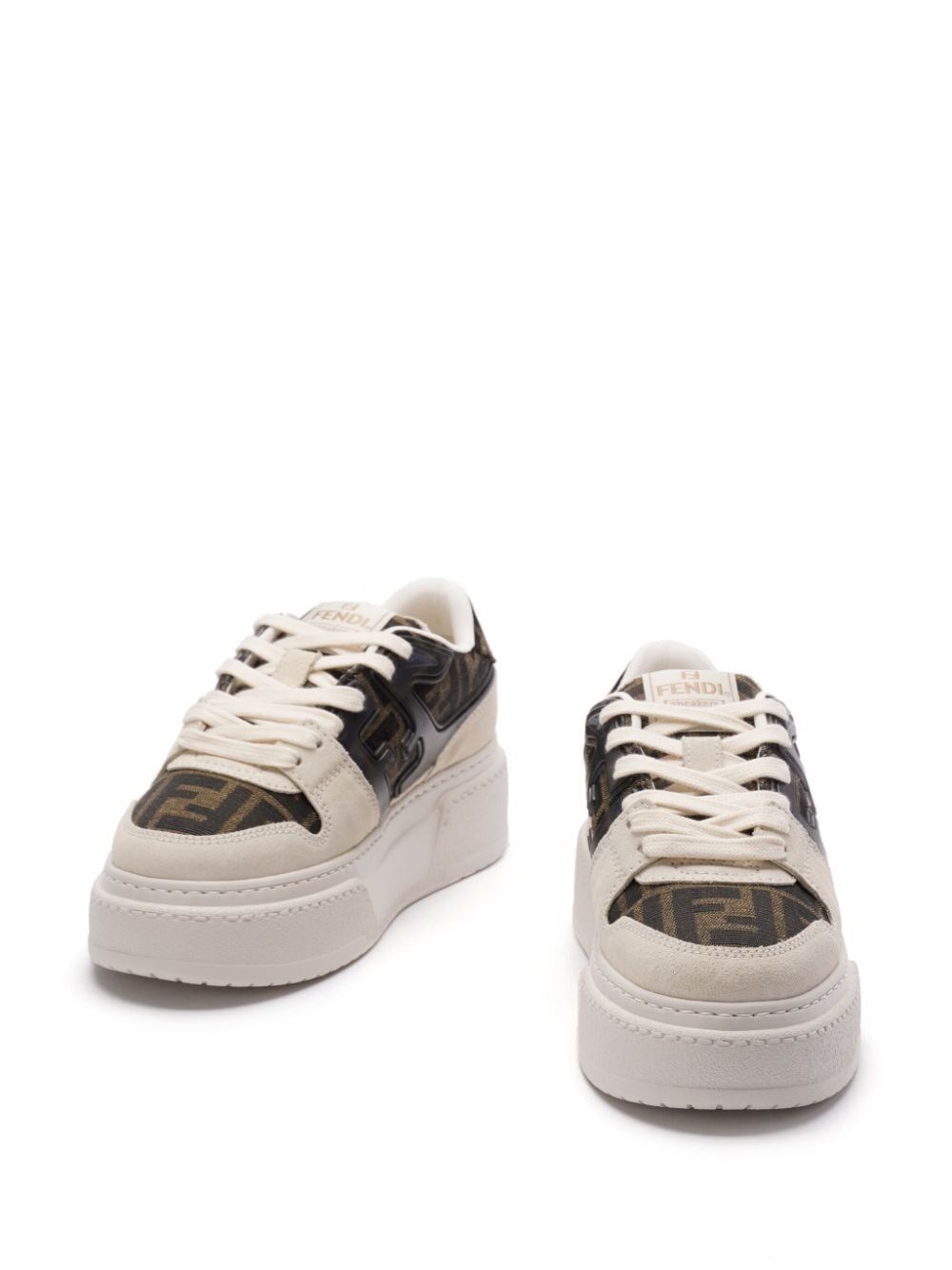 FENDI MATCH PLATFORM SNEAKERS