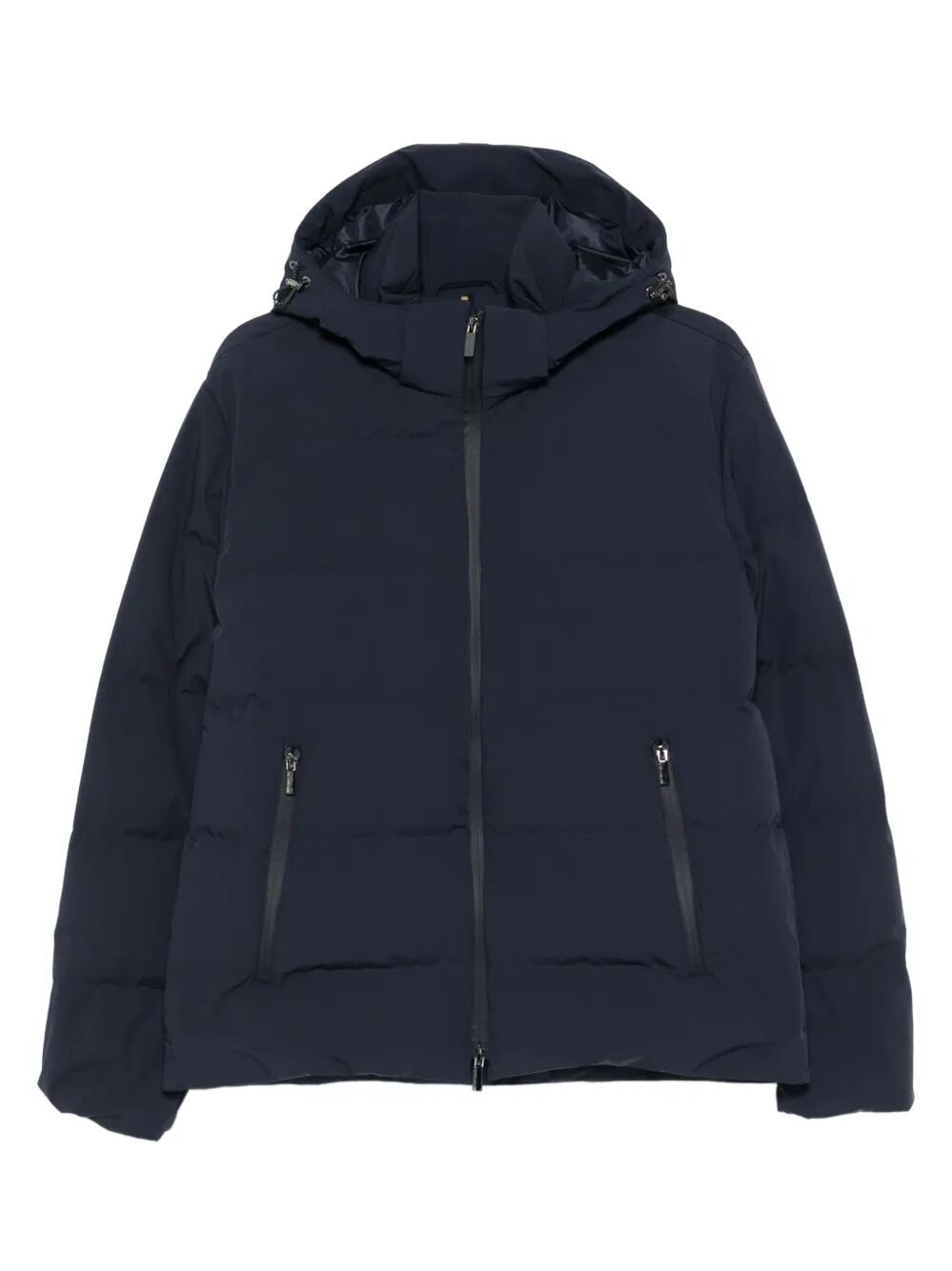 Paul & Shark Typhoon Hooded Quilted Jacket In Blue