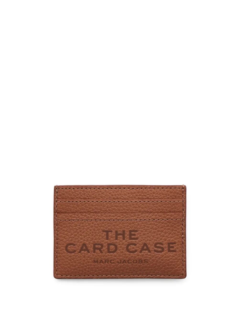 Marc Jacobs The Leather Card Holder In Brown
