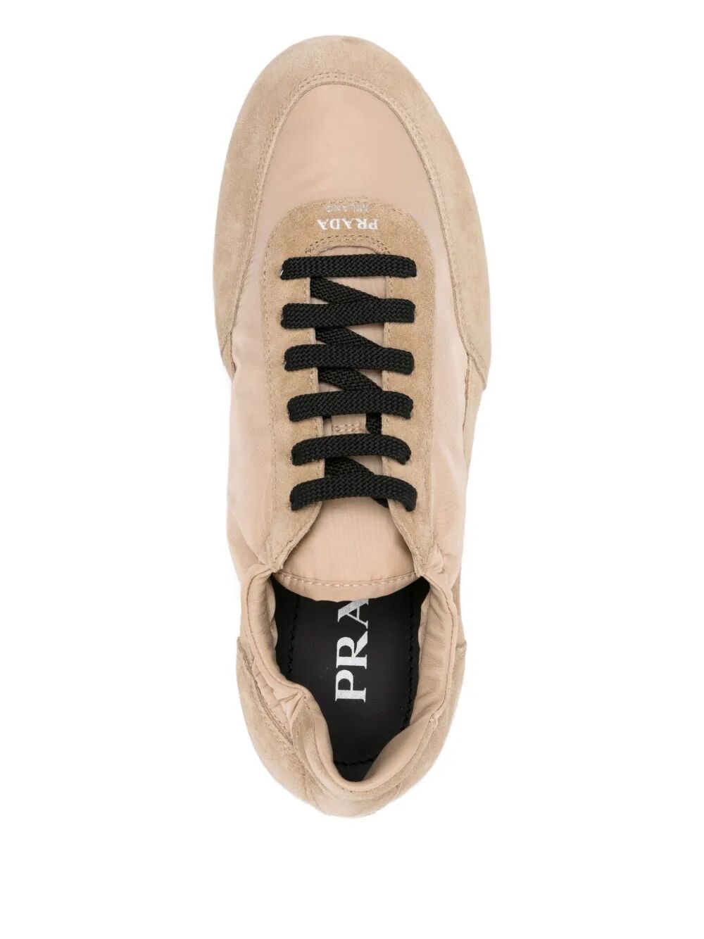 COLLAPSE RE-NYLON AND SUEDE SNEAKERS