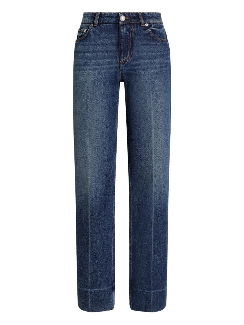 Dolce & Gabbana 5-pocket Denim Trousers Clothing In Blue