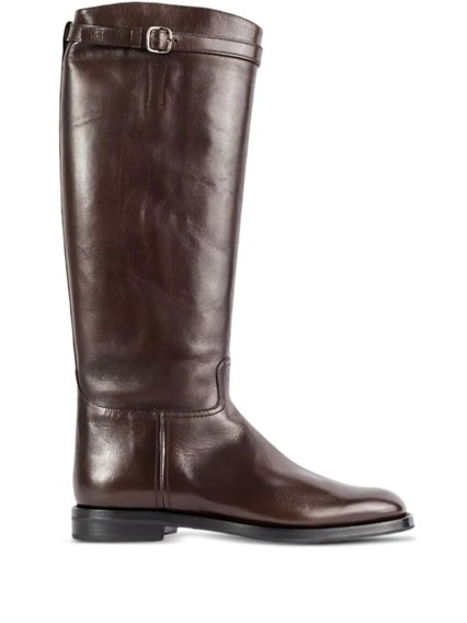 【関税＆送料込み】Tod'S T-Buckle Leather Knee-High Boots S Tod's Leather t-buckle knee-high Boots | Black | FARFETCH ID