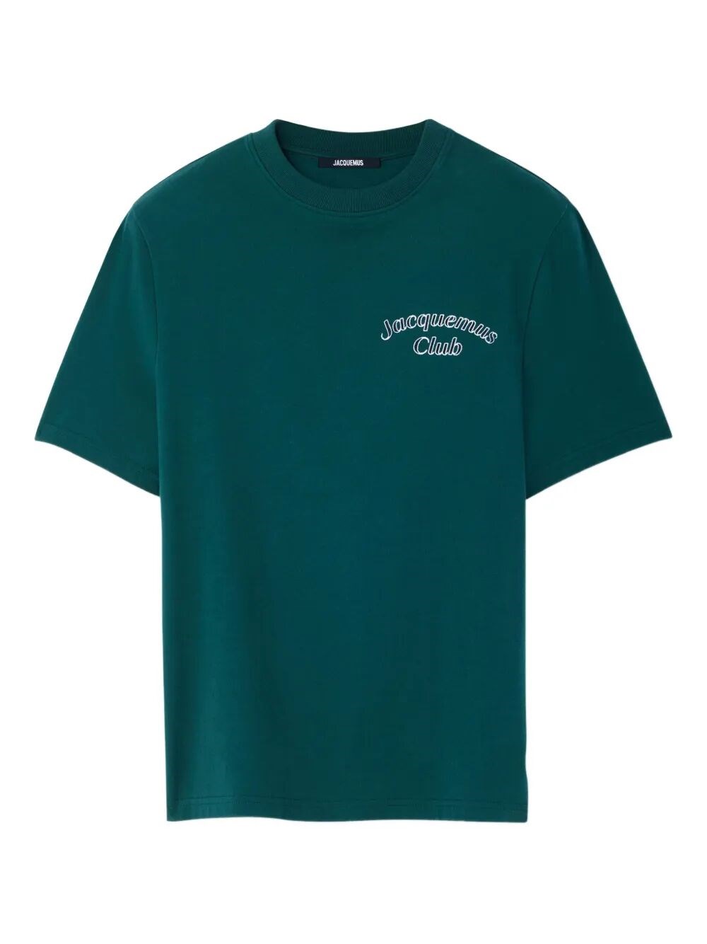 Jacquemus The Crew Neck Club T-shirt With Short Sleeves In Green