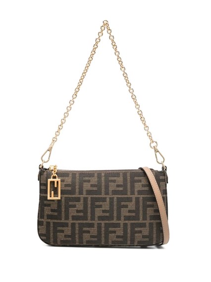 【FENDI】ウォレット ONチェーン FF ジャガード バゲット Fendi ウォレット onチェーン ff ジャガード バゲット available