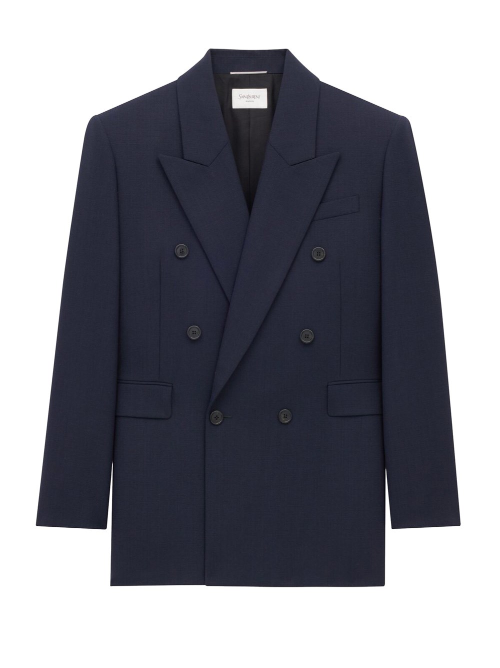 ジャケット SAINT LAURENT TAILORED WOOL JACKET Saint Laurent Double-breasted Jacket In Wool In Black | ModeSens