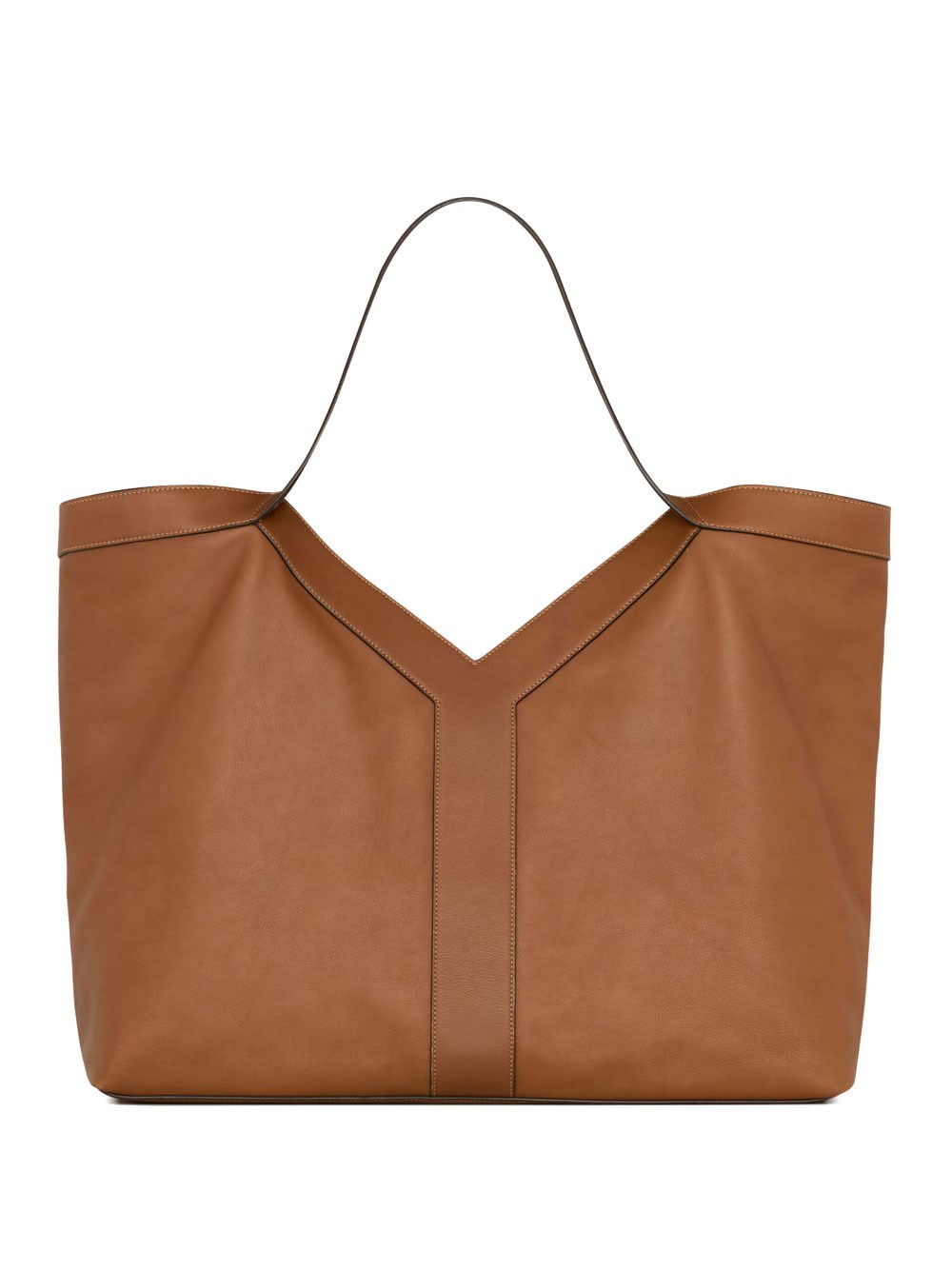 Y LARGE TOTE IN GRAINED LEATHER