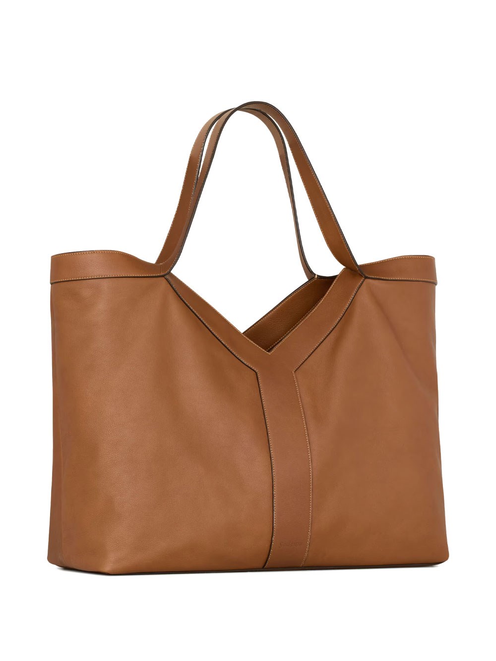 Y LARGE TOTE IN GRAINED LEATHER