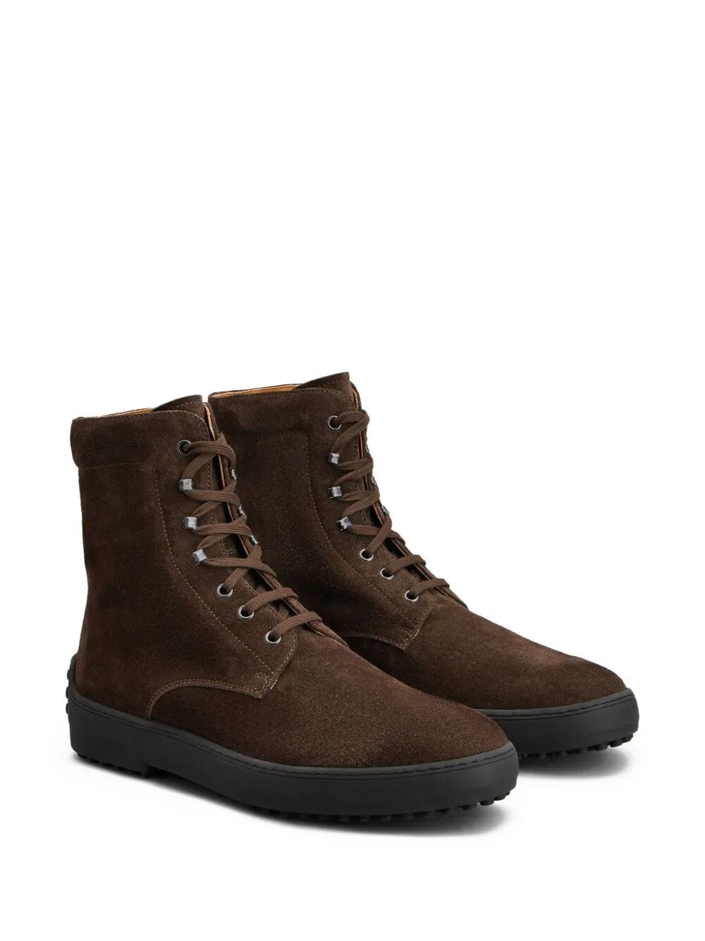 SUEDE GOMMINO COMBAT BOOTS