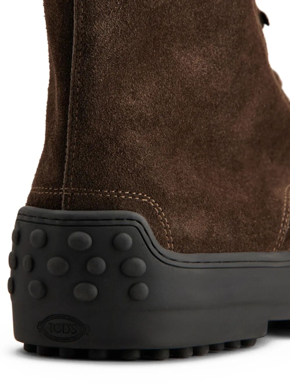 SUEDE GOMMINO COMBAT BOOTS