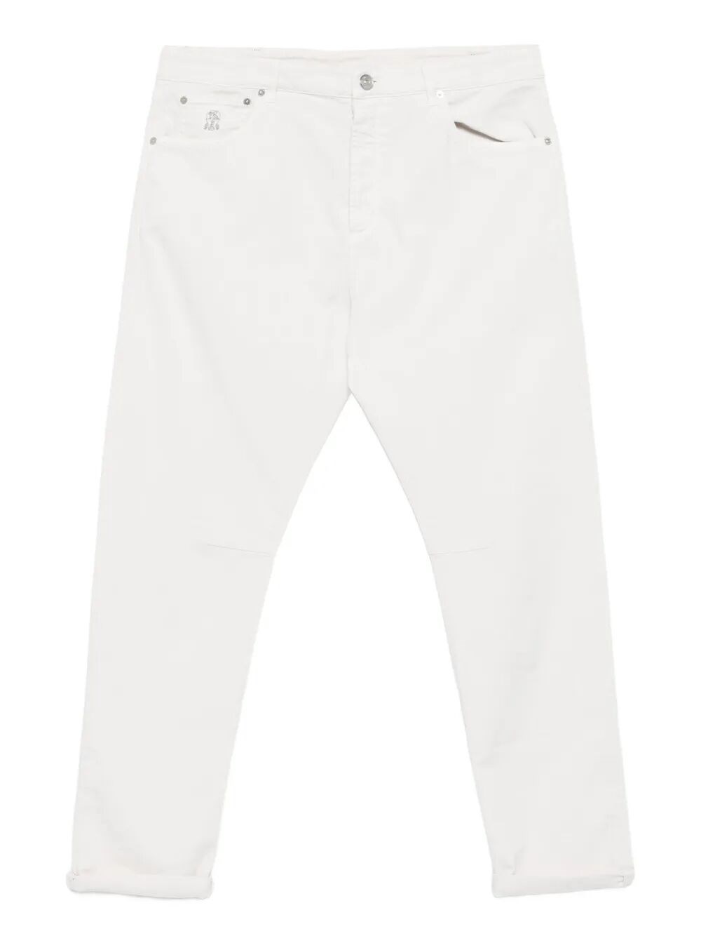 Brunello Cucinelli Denim Trousers T. Capo Clothing In White