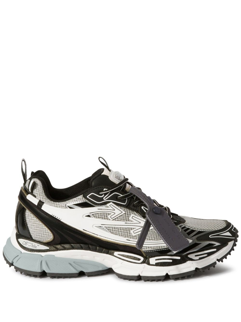 Off-White Men's Grey Sneakers Be Right Back