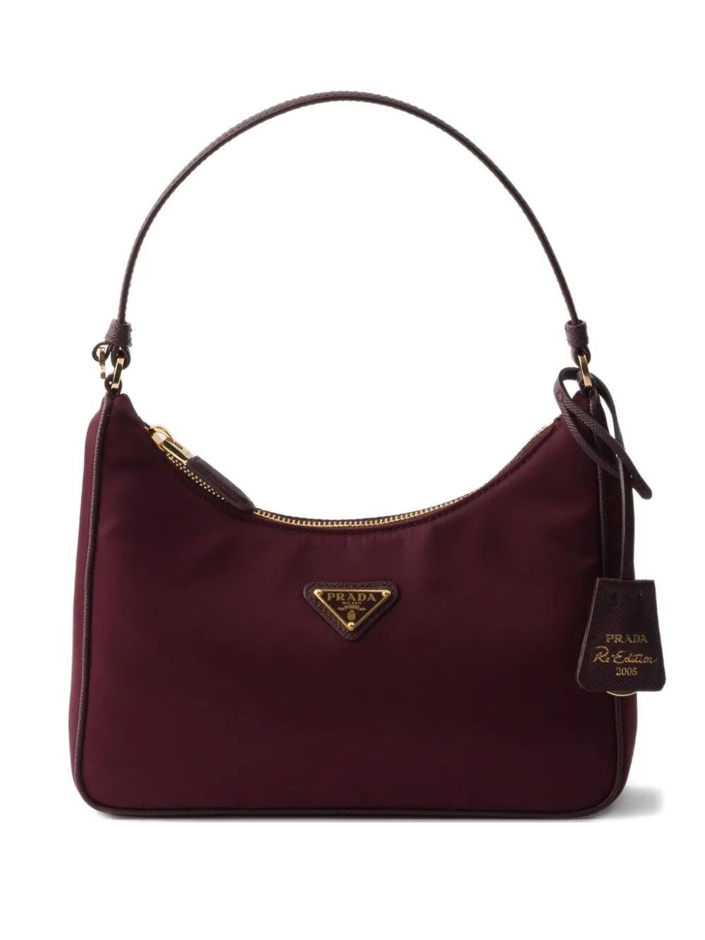Prada Re-edition 2005 Re-nylon And Saffiano Mini Bag In Red