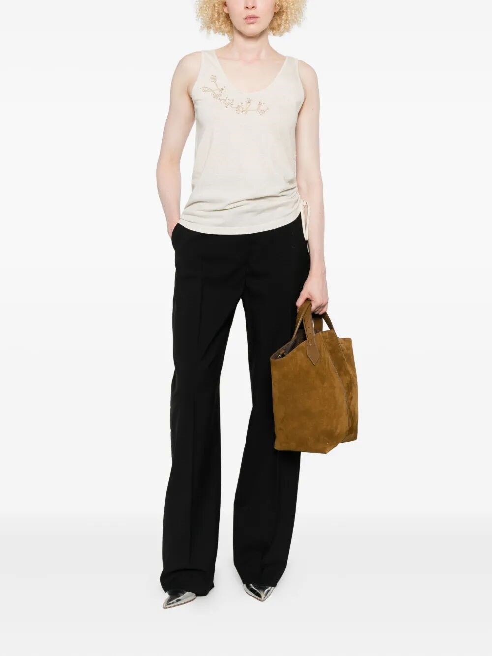 Fendi Tank top with decorations available on Monti Boutique - 69578
