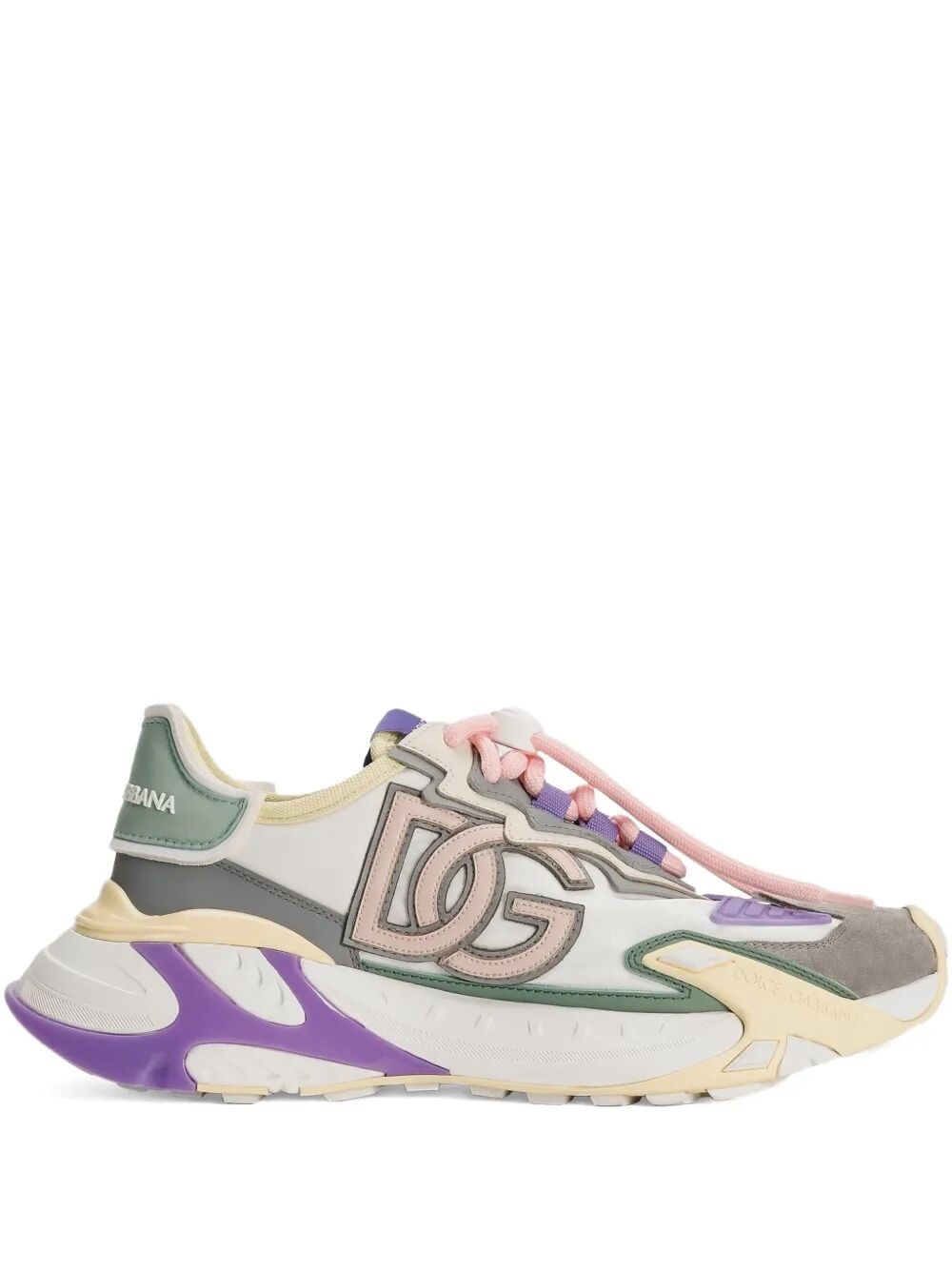 Dolce & Gabbana Logo-patch Chunky Sneakers In Multi