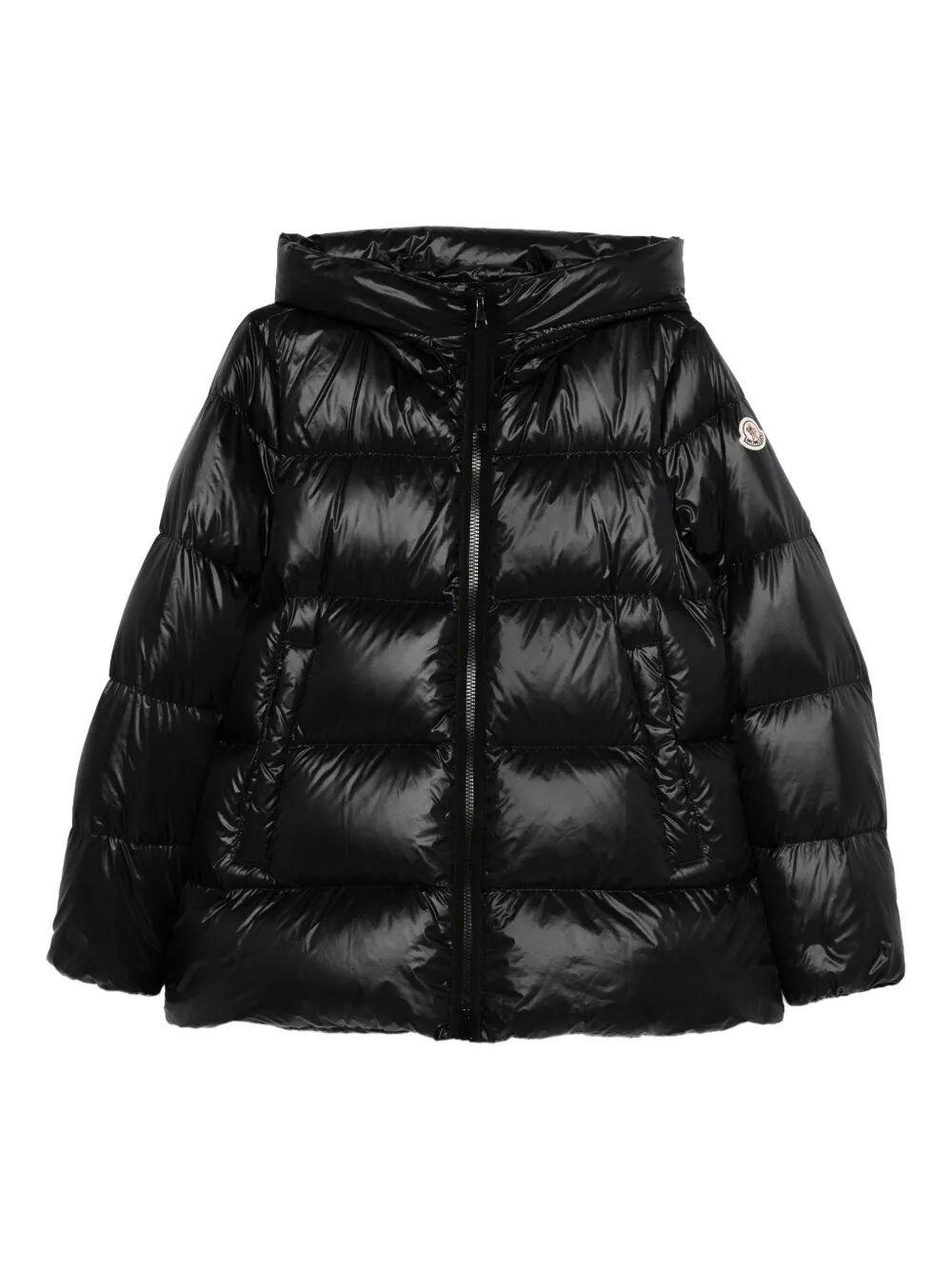 Moncler Serittes Short Down Jacket In Black