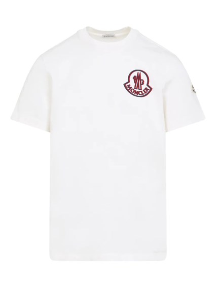 Moncler Cotton logo t-shirt available on Monti Boutique - 69636