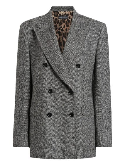 Dolce & gabbana Double-breasted jacket in faille available