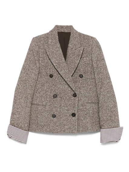 Marant étoile Lexana long check wool coat available on Monti