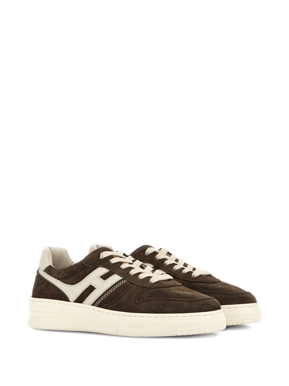 H630 SUEDE AND LEATHER SNEAKERS
