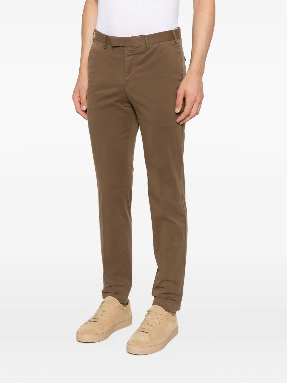 MASTER TAPERED LEG COTTON TROUSERS