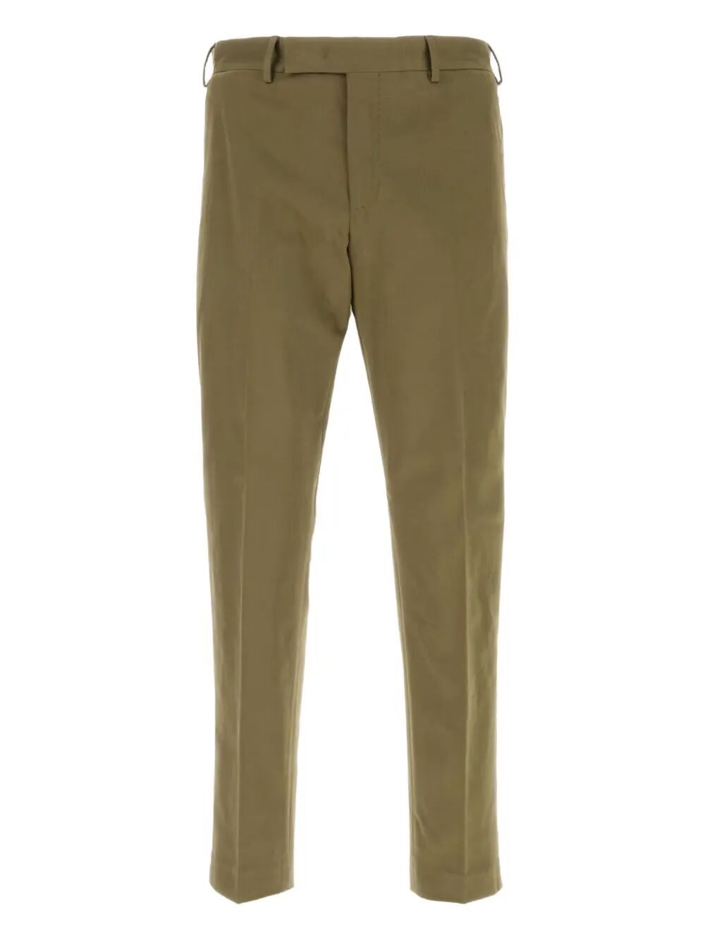 Pantaloni Torino Rebel Pressed-crease Cotton Trousers Clothing In Green