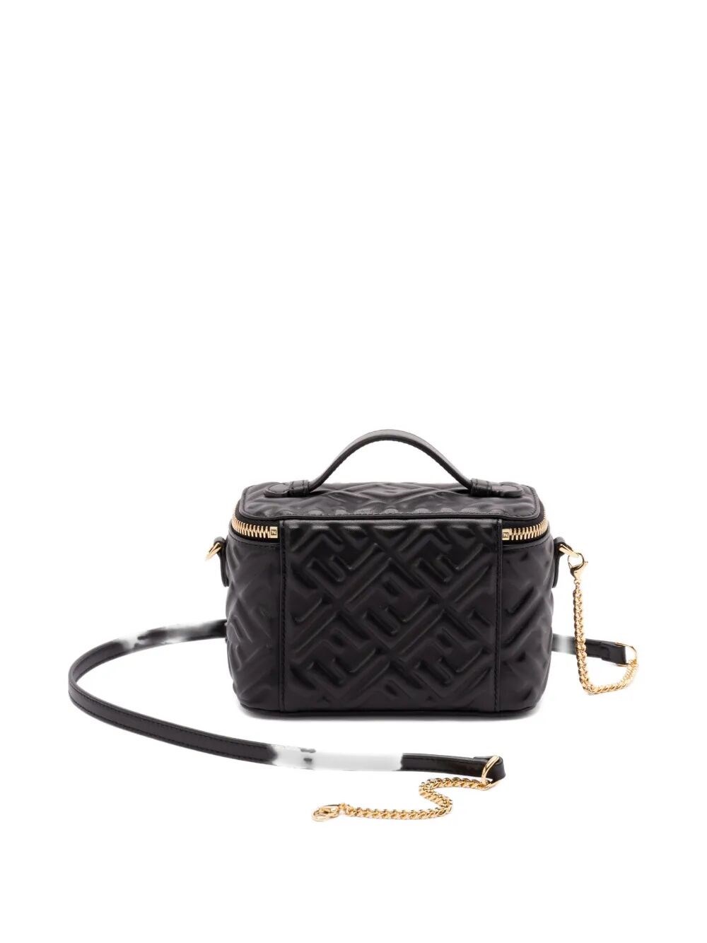 Fendi Fendi vanity nappa leather bag with ff motif available on