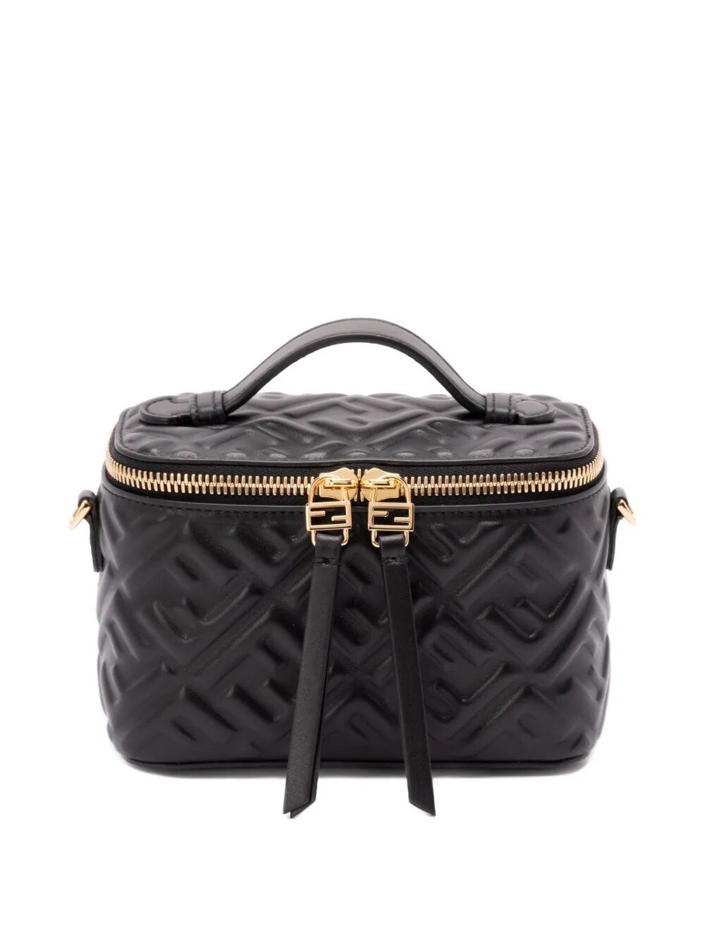 Fendi Mini "vanity" Bag In Black