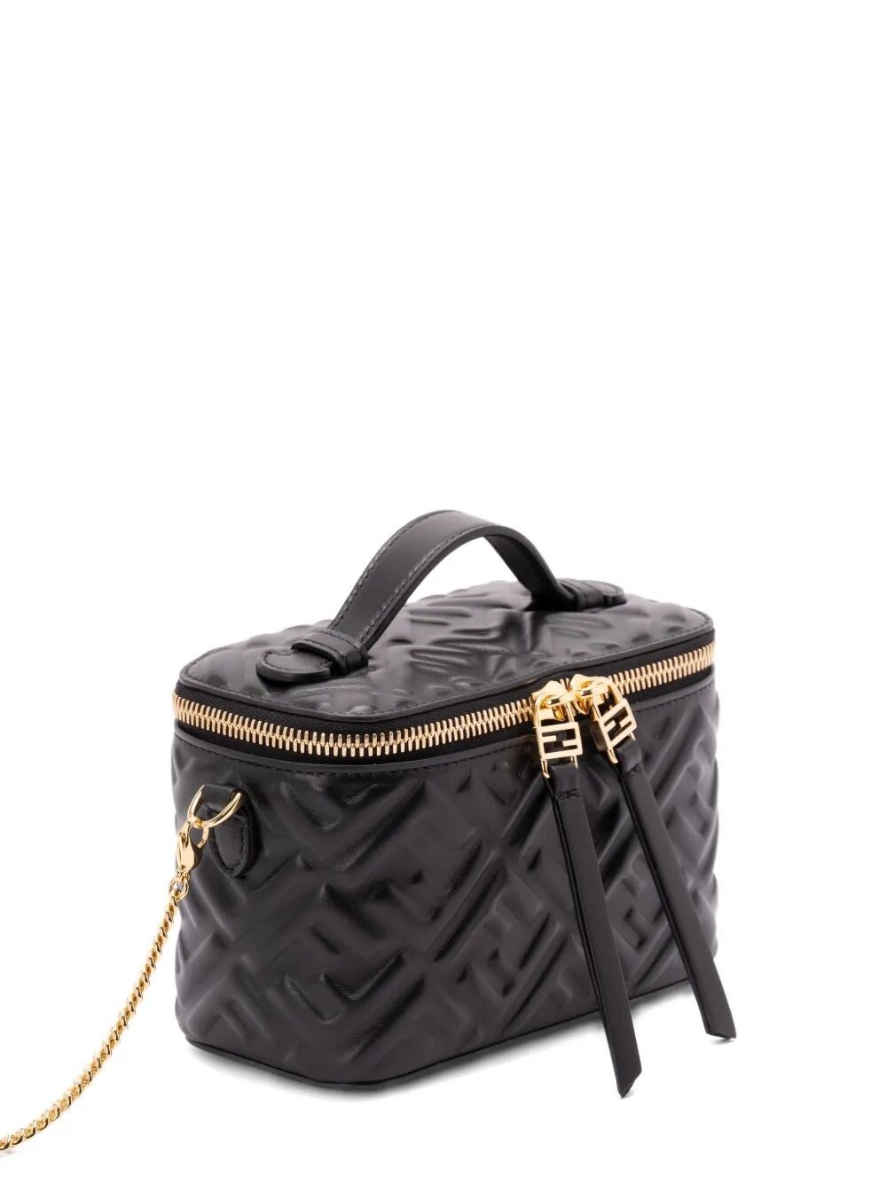 Fendi Fendi vanity nappa leather bag with ff motif available on