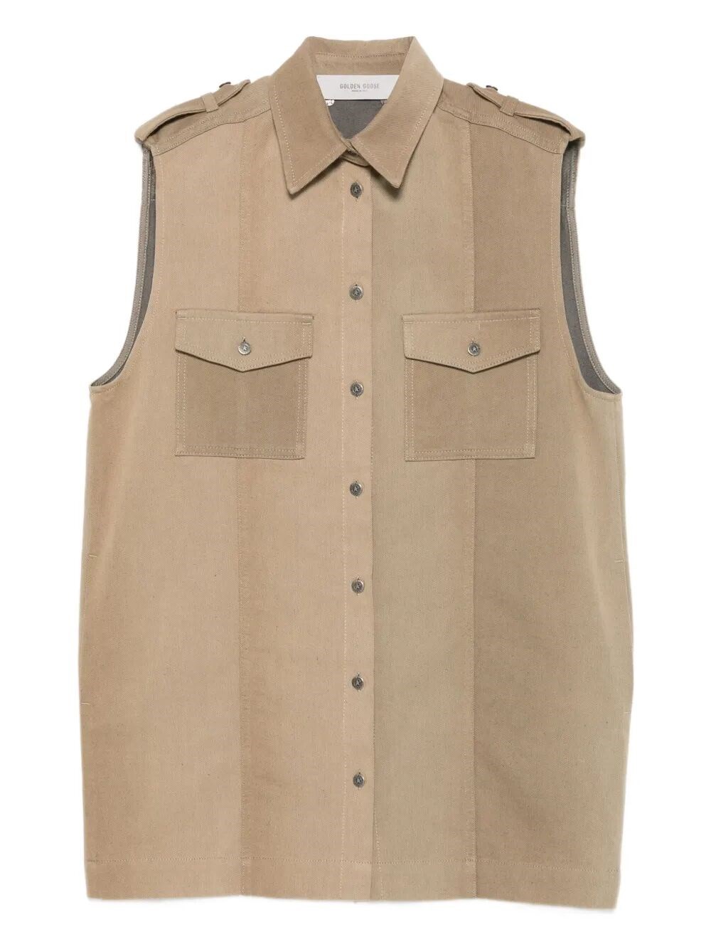 Golden Goose Journey Osanne Shirt Dress Clothing In Nude