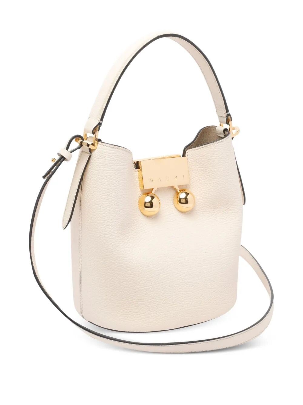 TRUNKAROO LEATHER BUCKET BAG