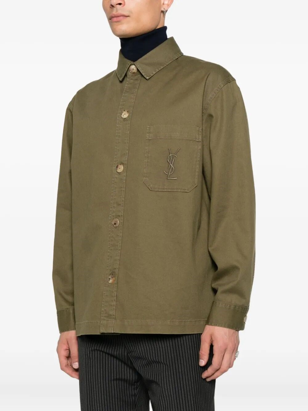 CASSANDRE OVERSHIRT IN COTTON LINEN GABARDINE