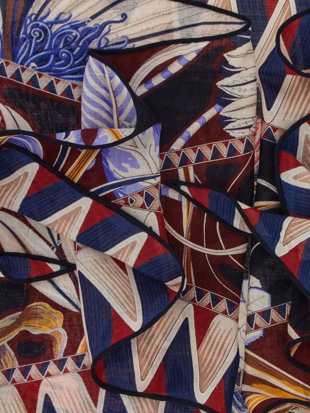 GIADA PRINT WOOL BANDEAU