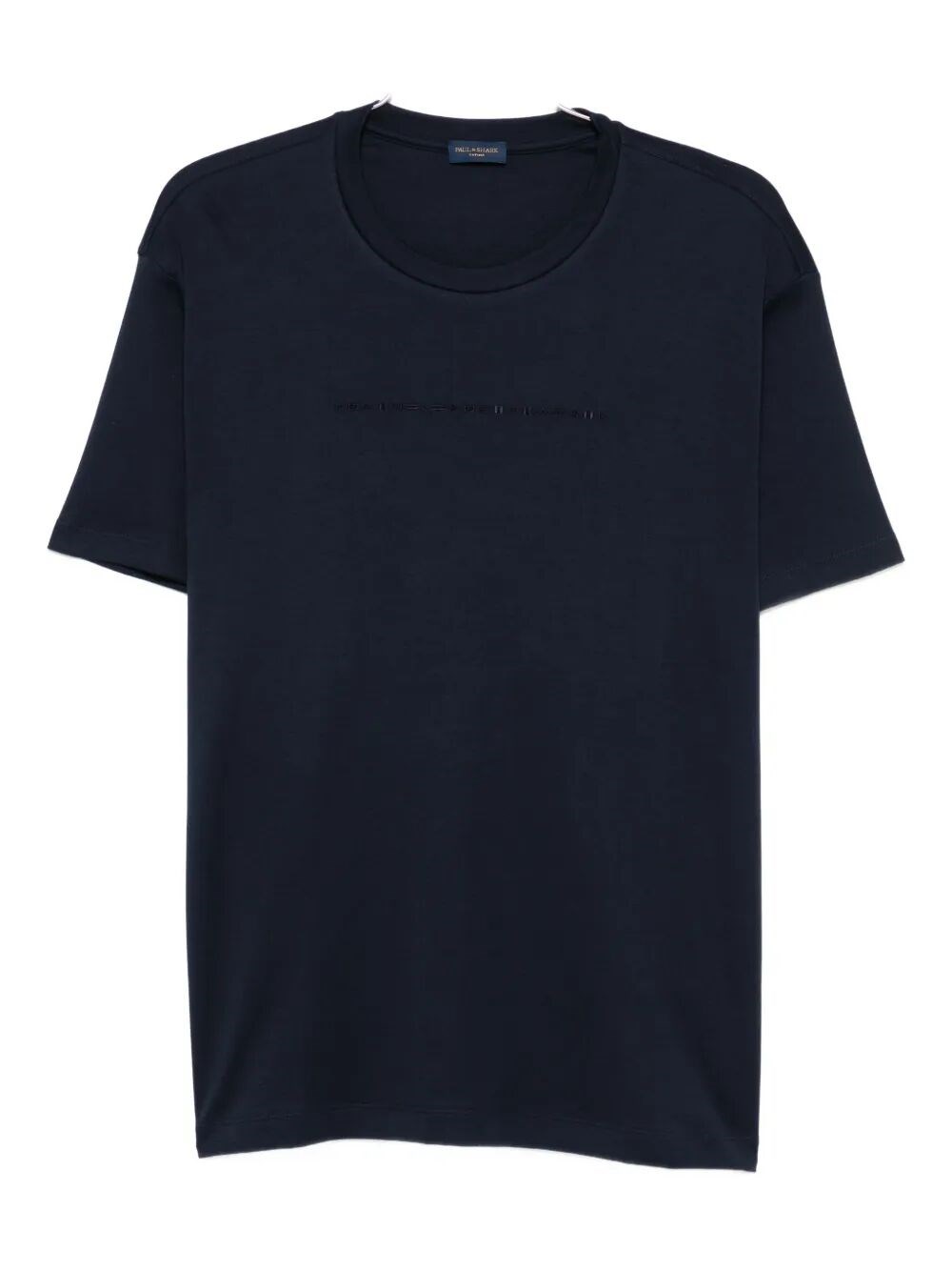 Paul & Shark Cotton T-shirt With Patch In Blue
