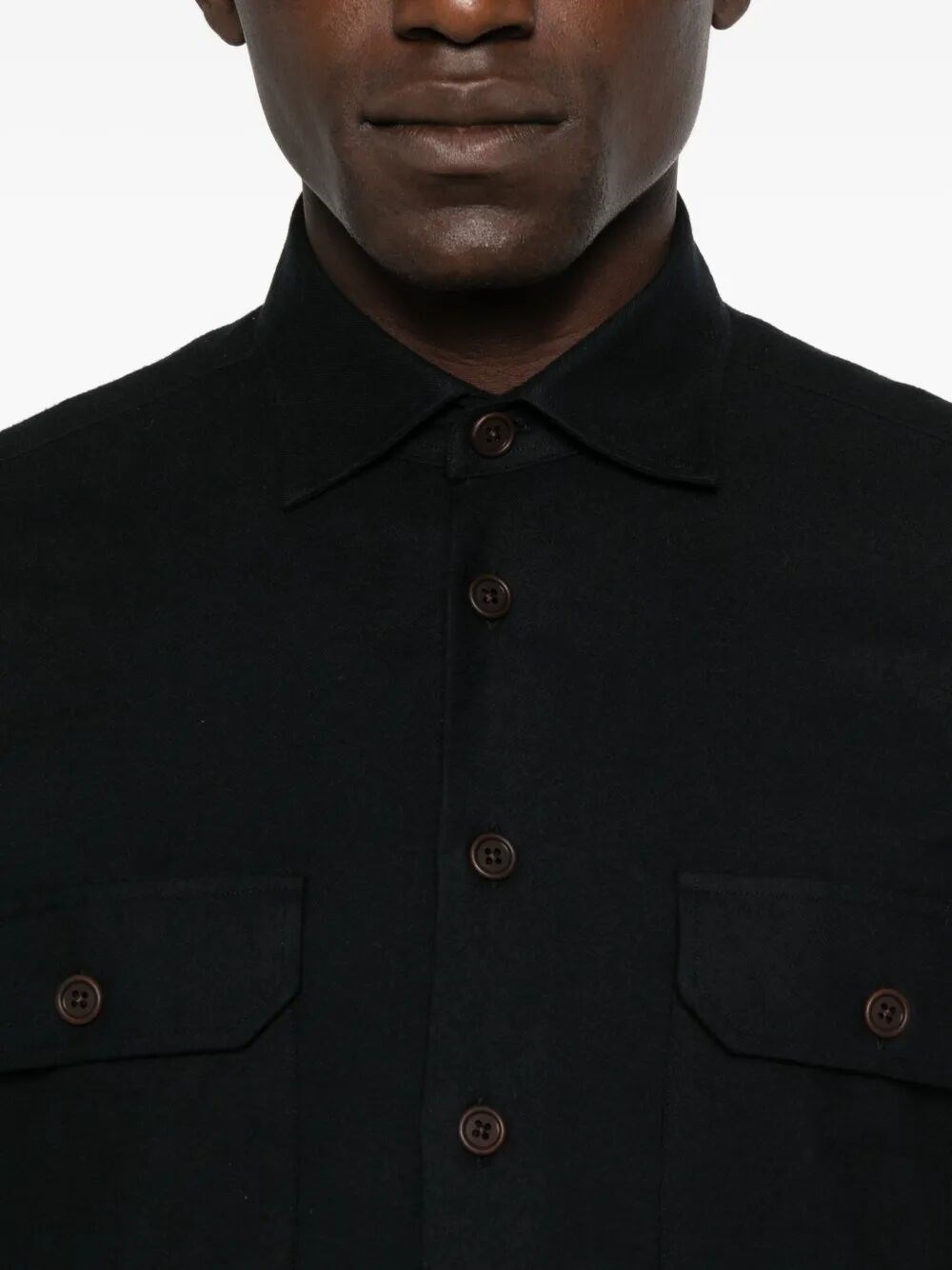 DOUBLE-POCKET COTTON SHIRT 