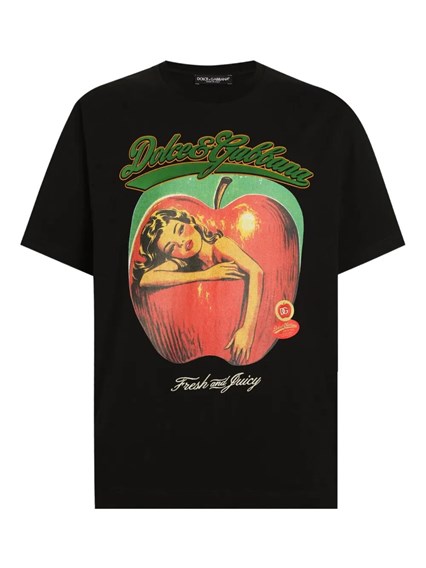Tシャツ・カットソー DOLCE & GABBANA COTTON T-SHIRT WITH \"ITALIAN HOLIDAY\" PRINT Dolce&Gabbana Men's Italian Holiday Graphic T-Shirt | Neiman
