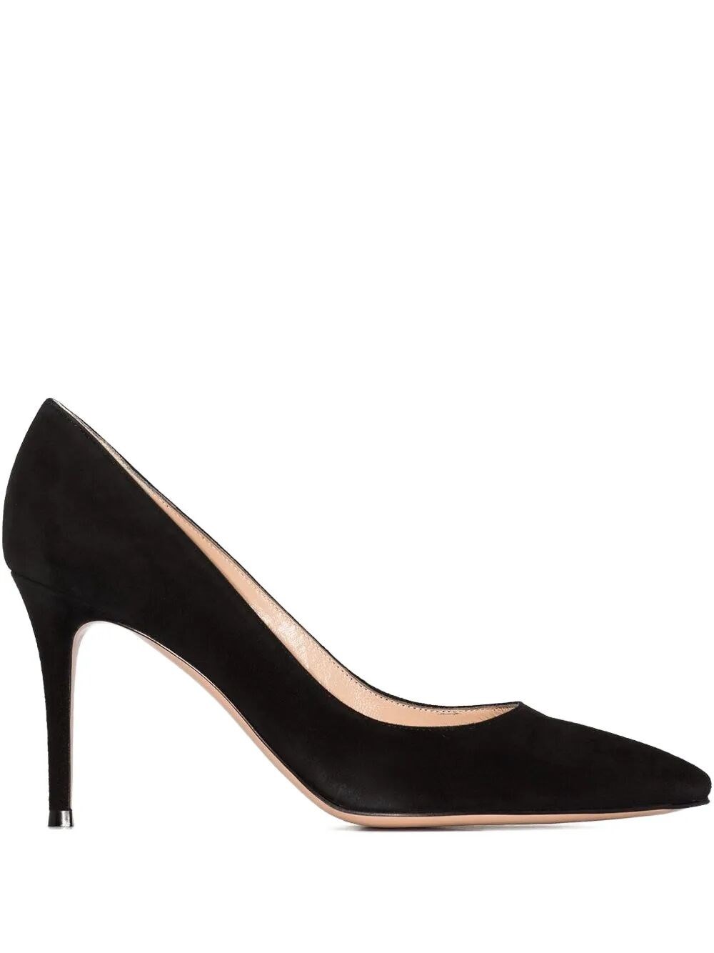 Gianvito Rossi Gianvito 70 Suede Leather Pumps In Black