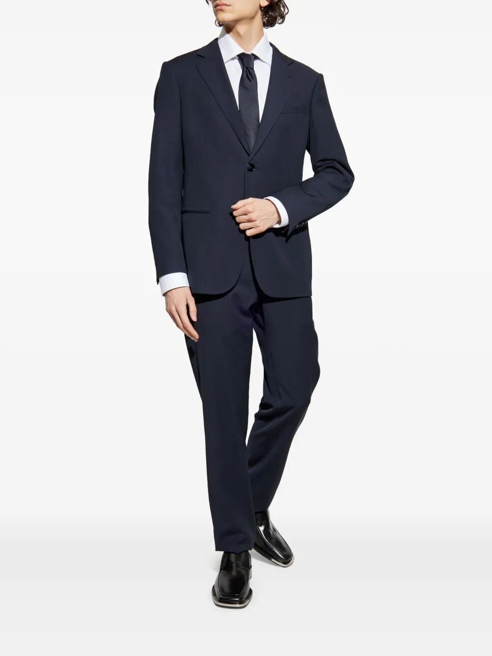 WOOL-BLEND SINGLE-BREASTED SUIT