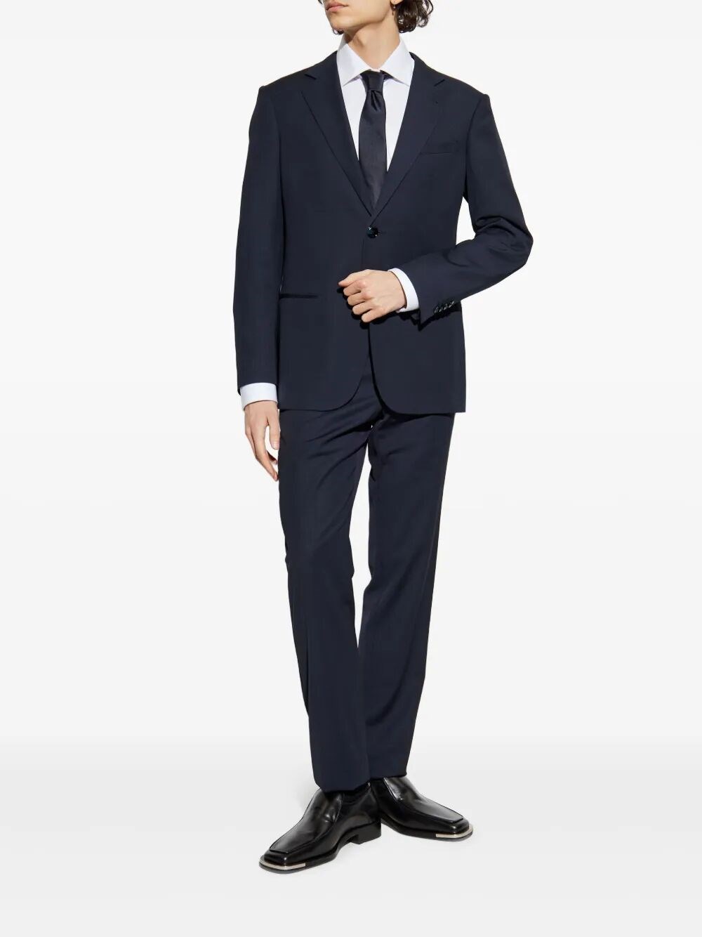 WOOL-BLEND SINGLE-BREASTED SUIT