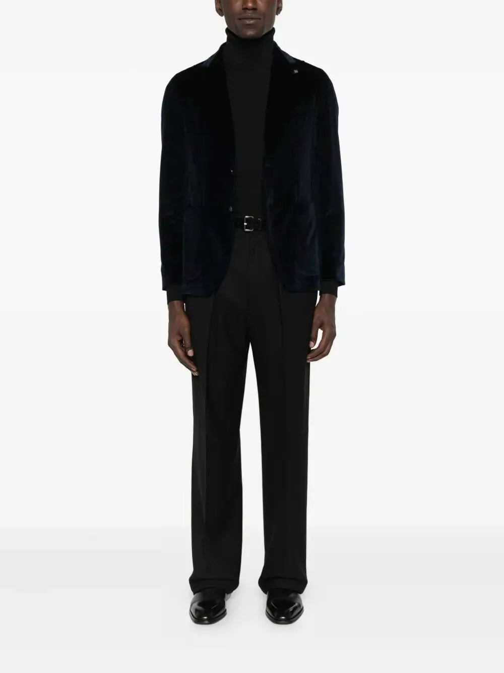 TOMFORD 하이 트위스트 울 플리츠 바지