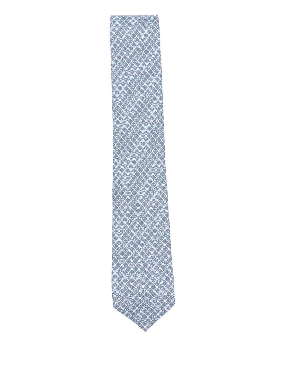 Ferragamo Astro Tie In Gray