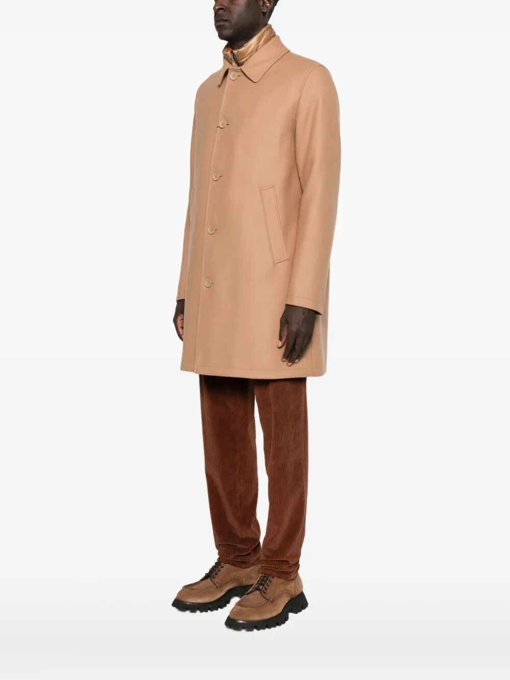 SINGLE-BREASTED PADDED COAT